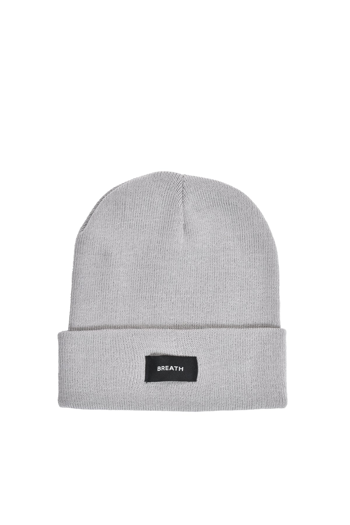 BREATH EMBROIDERY KNIT CAP / GRY