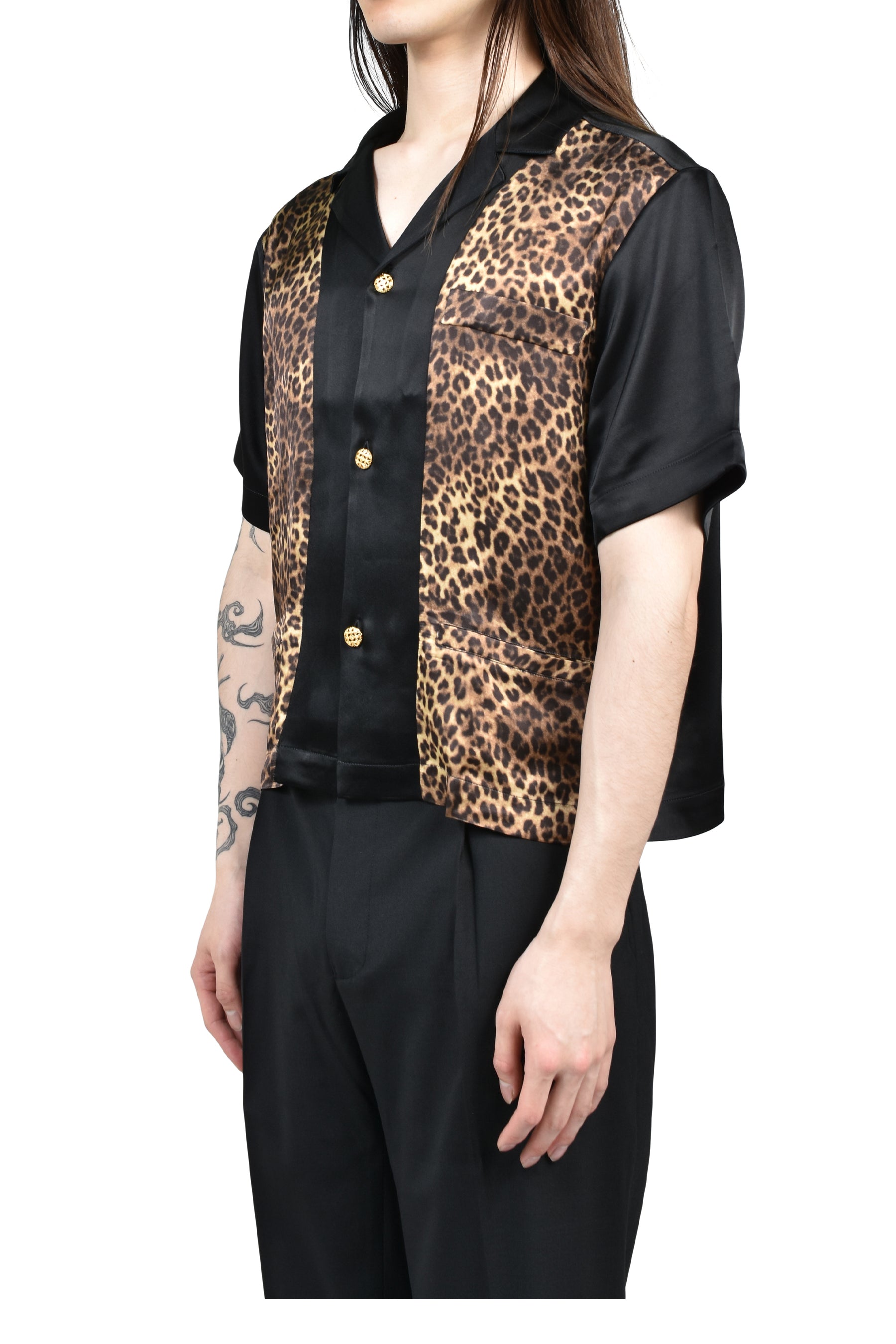 TAILORING SHIRT (EXCLUSIVE) / BLK CHEETAH