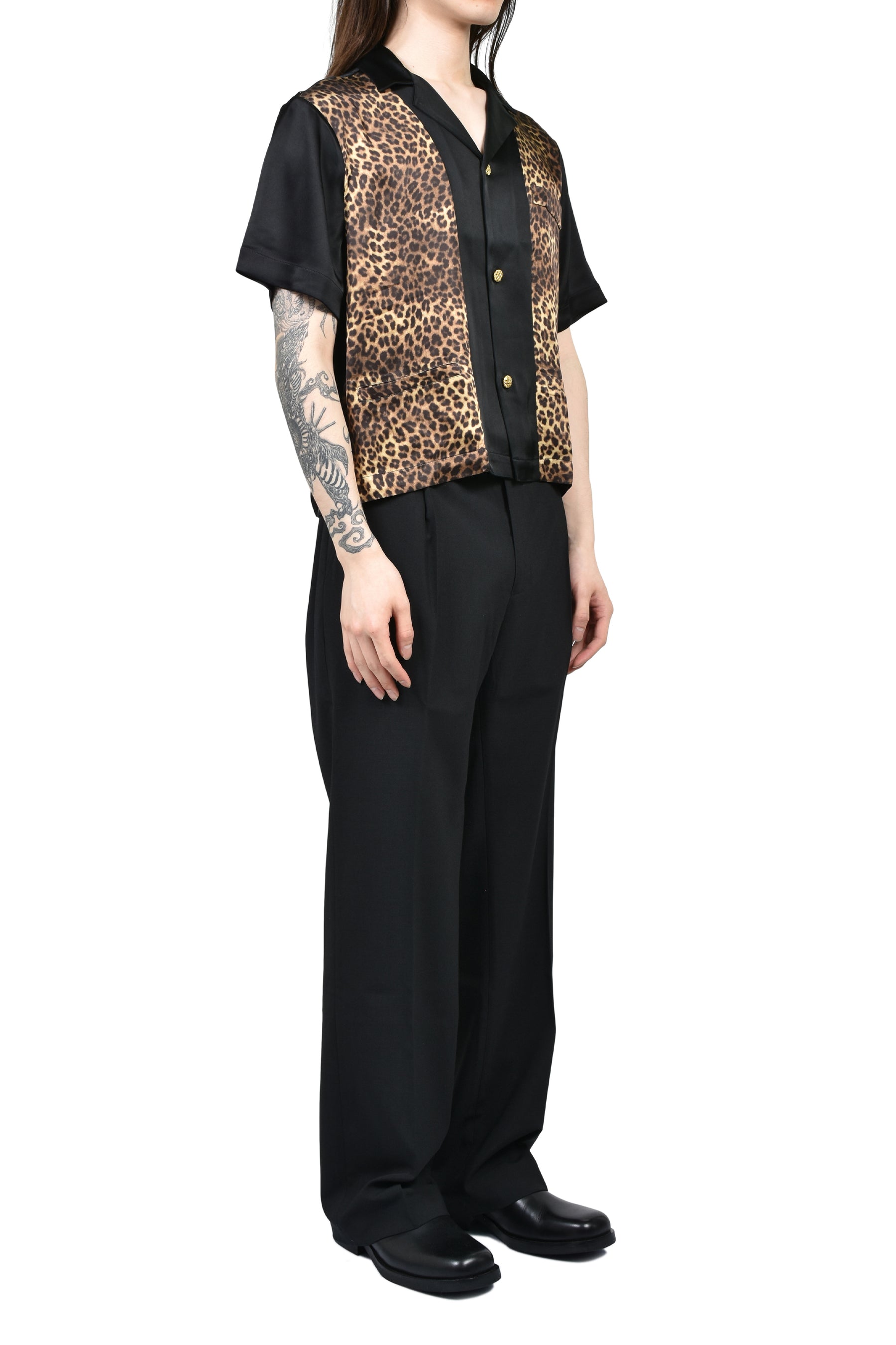 TAILORING SHIRT (EXCLUSIVE) / BLK CHEETAH
