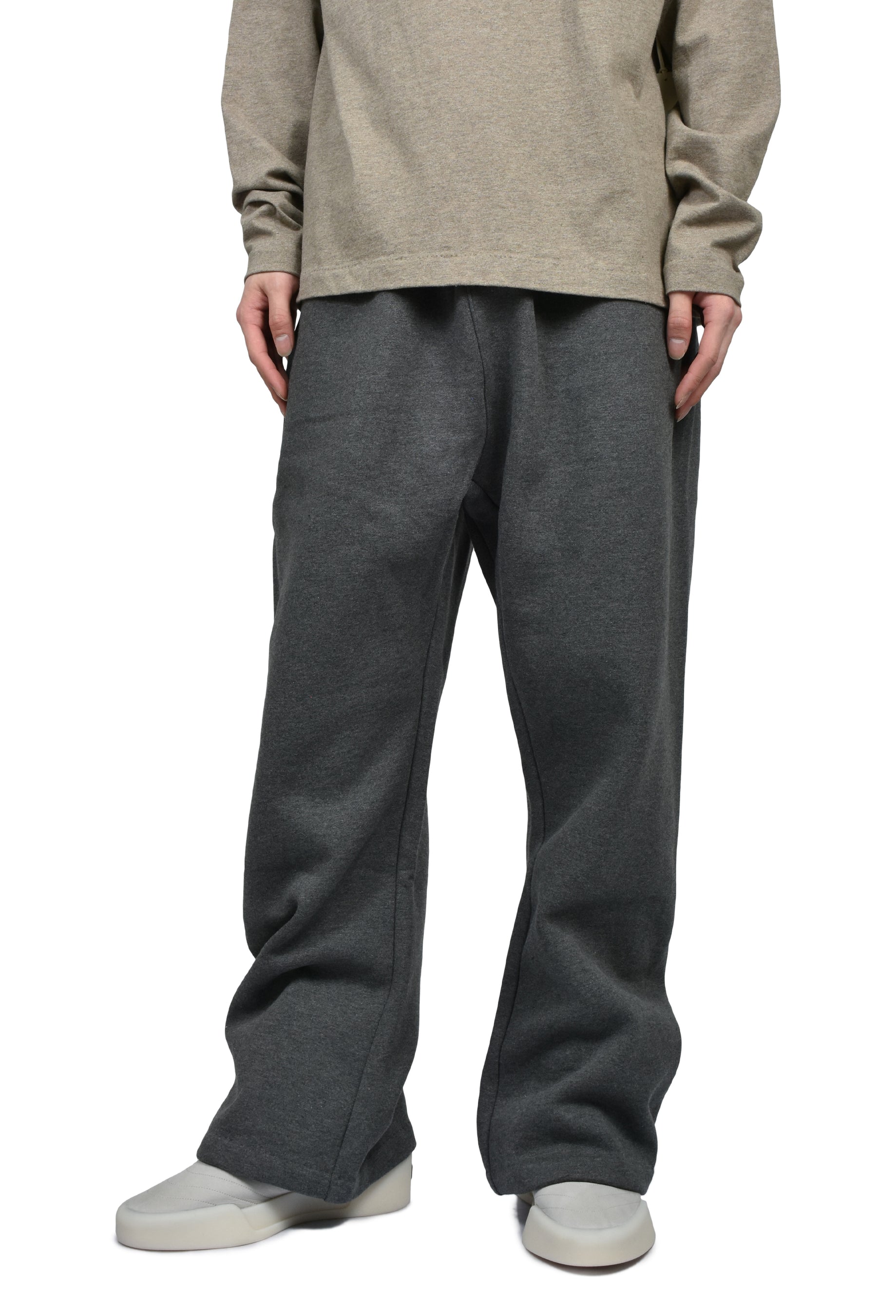FLARE SWEATPANT / CHA HEATHER
