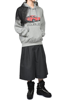 EXHAUST STAINED HOODIE / GRY