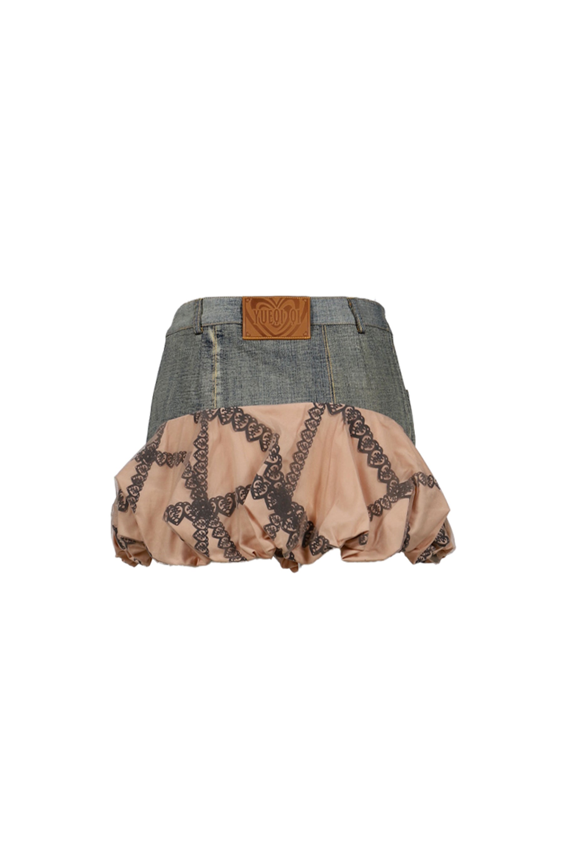 YUEQI QI DENIM SUAN PAN SKIRT デニムスカート