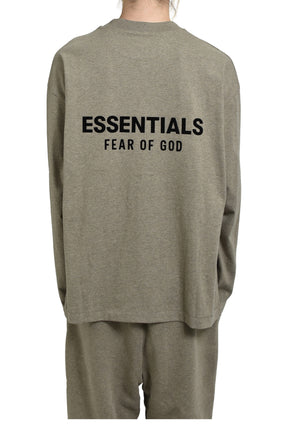 ESSENTIALS CLASSIC FIT LS TEE / HOMESTEAD HEATHER
