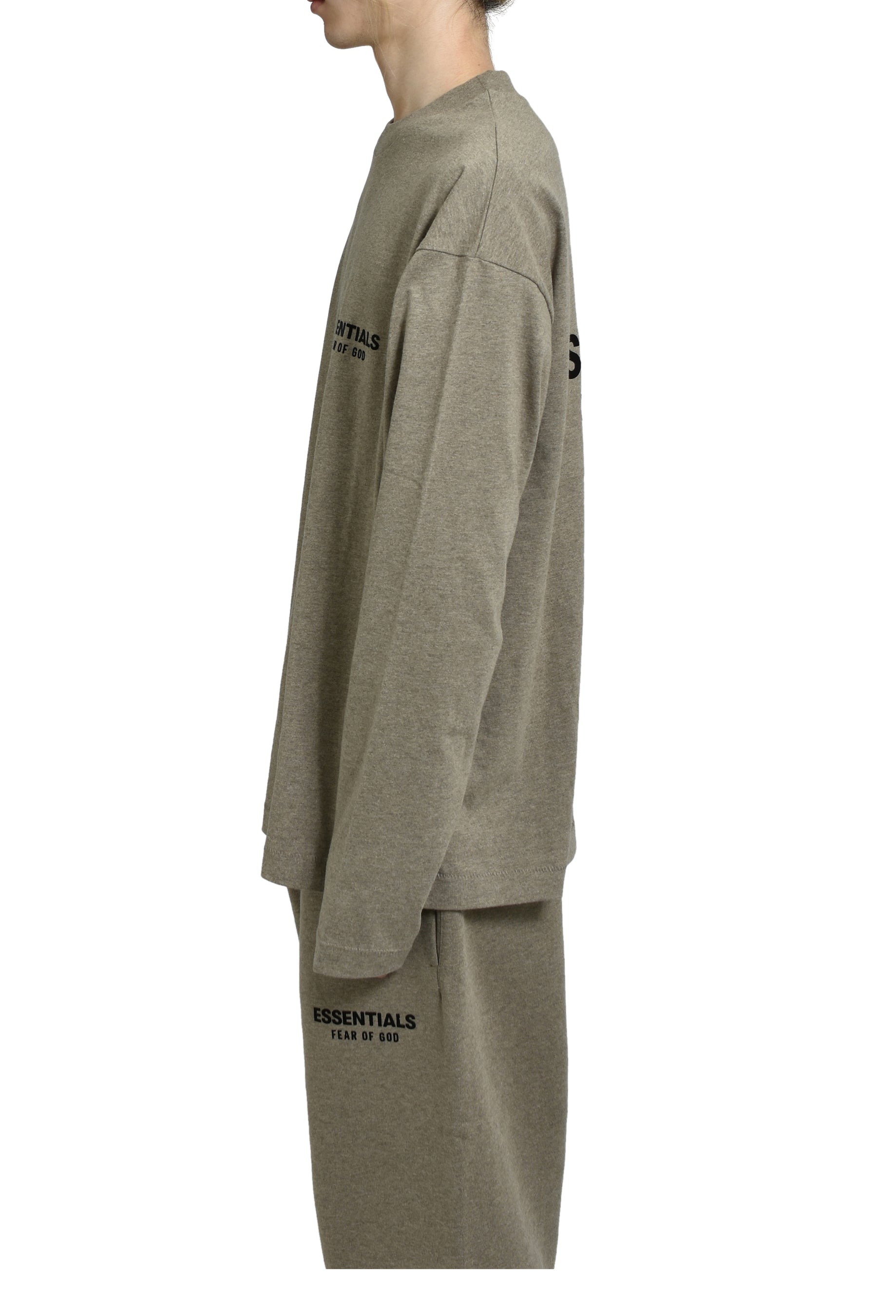 ESSENTIALS CLASSIC FIT LS TEE / HOMESTEAD HEATHER
