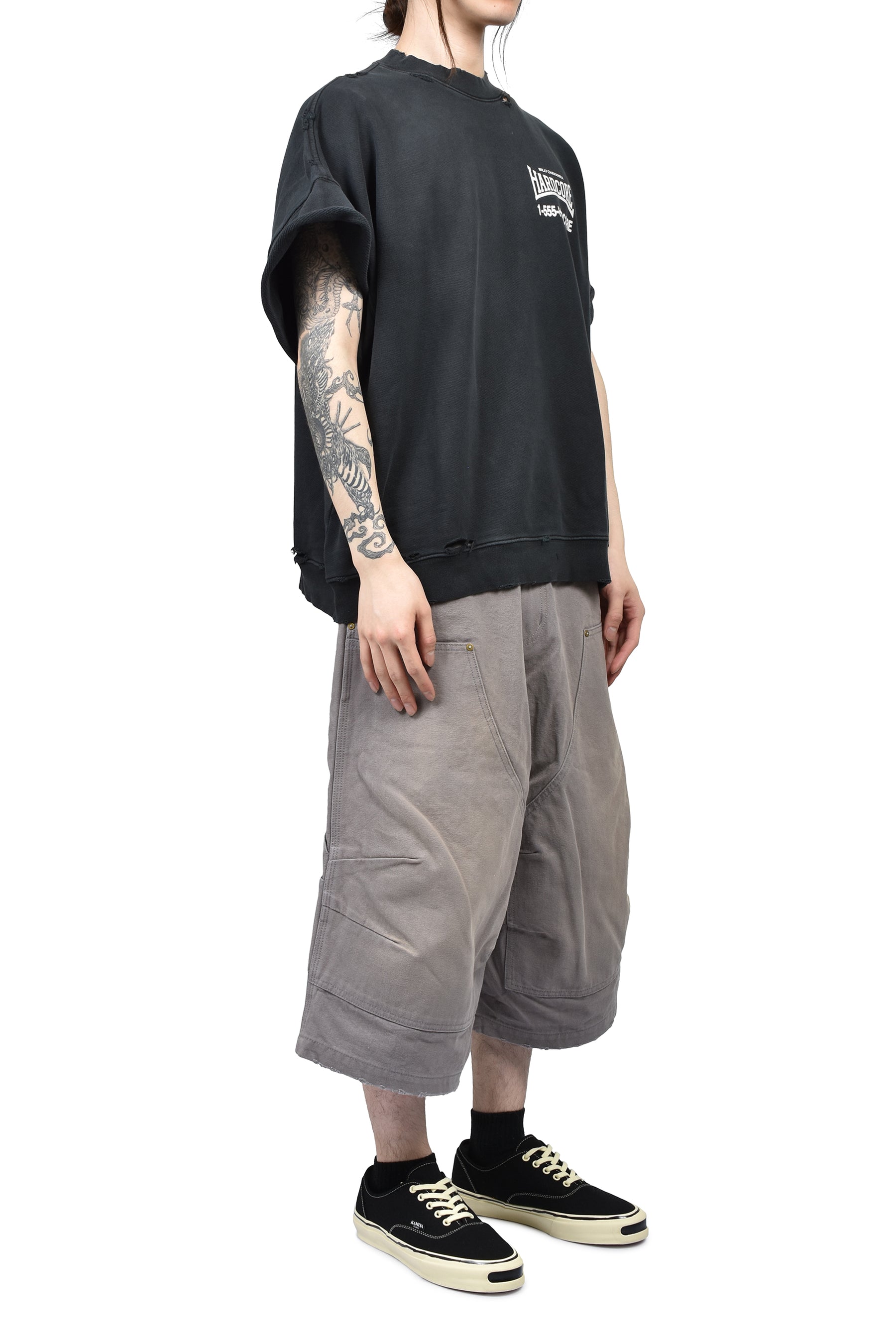 STOCKTON DBL KNEE SHORT / CONCRETE