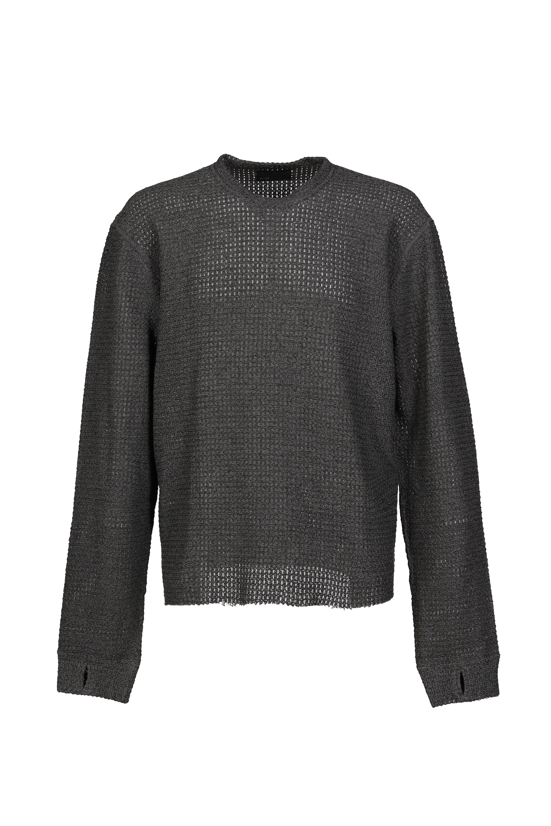 WASHI MIXED CREWNECK / FADED BLK