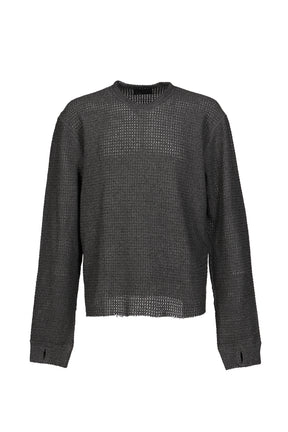 WASHI MIXED CREWNECK / FADED BLK
