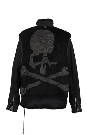 LAYERED SHERPA JACKET / BLACK 