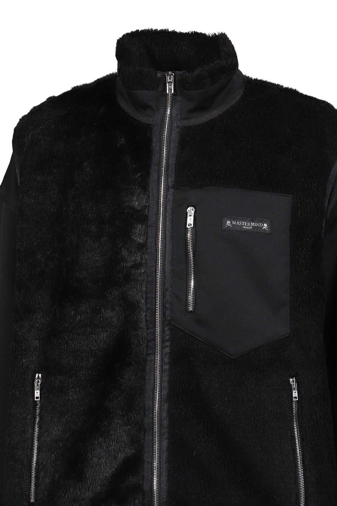 LAYERED SHERPA JACKET / BLACK 