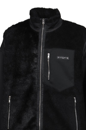 LAYERED SHERPA JACKET / BLACK 