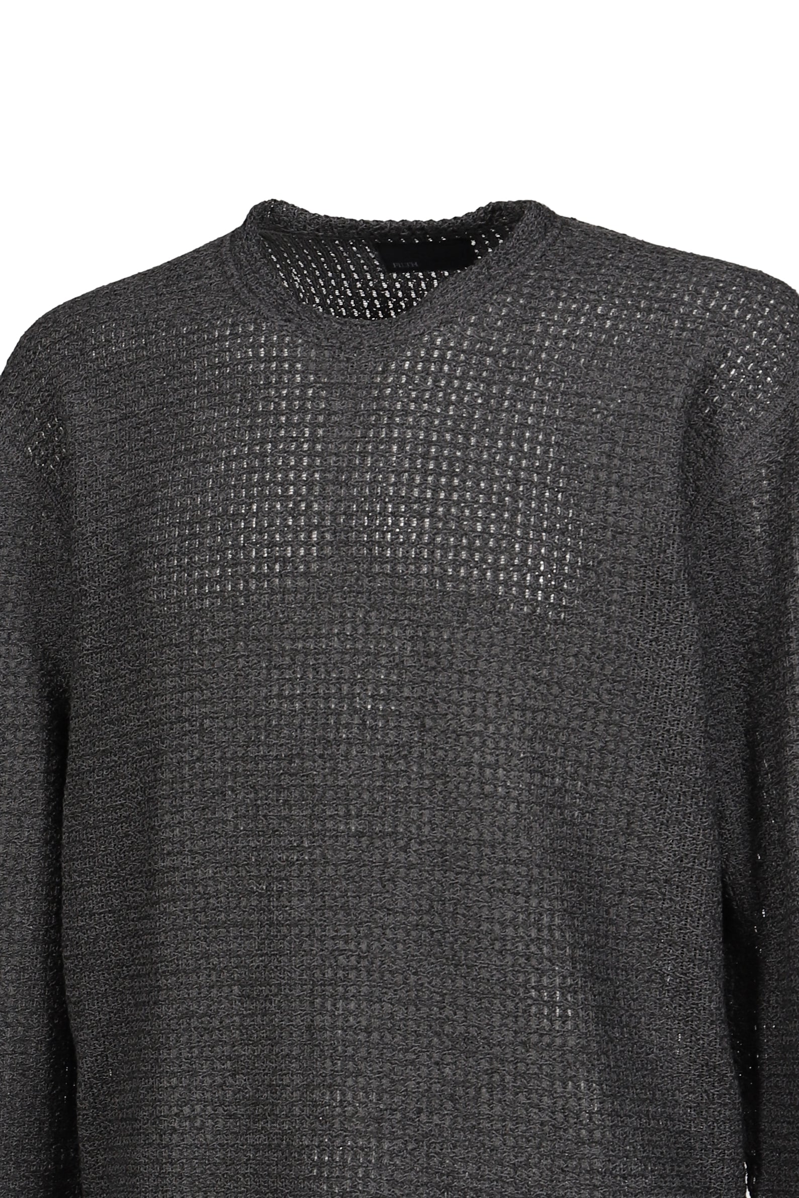 WASHI MIXED CREWNECK / FADED BLK