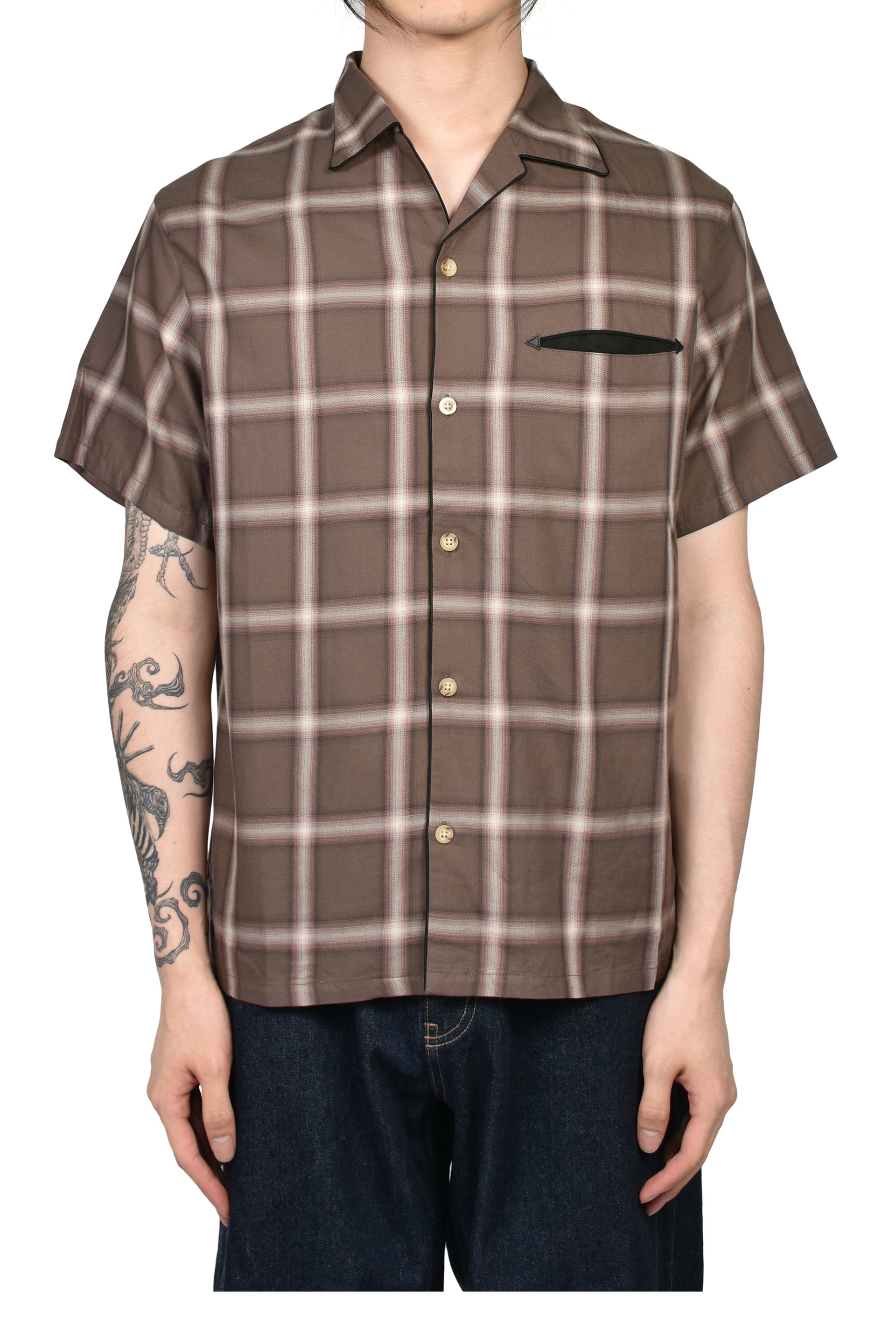 SUNDOWN PLAID SHIRT / BRW PLAID