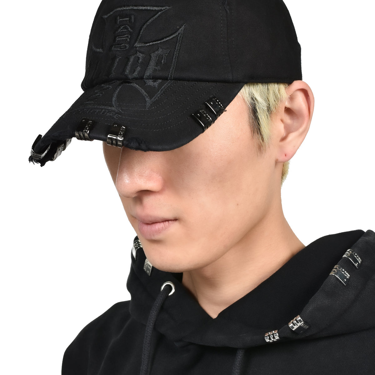 ALICE HOLLYWOOD キャップ　ブラック 正規品 ALICE HOLLYWOOD アリス ハリウッド SS26 MOTO COUTURE CAP / BLK BLK