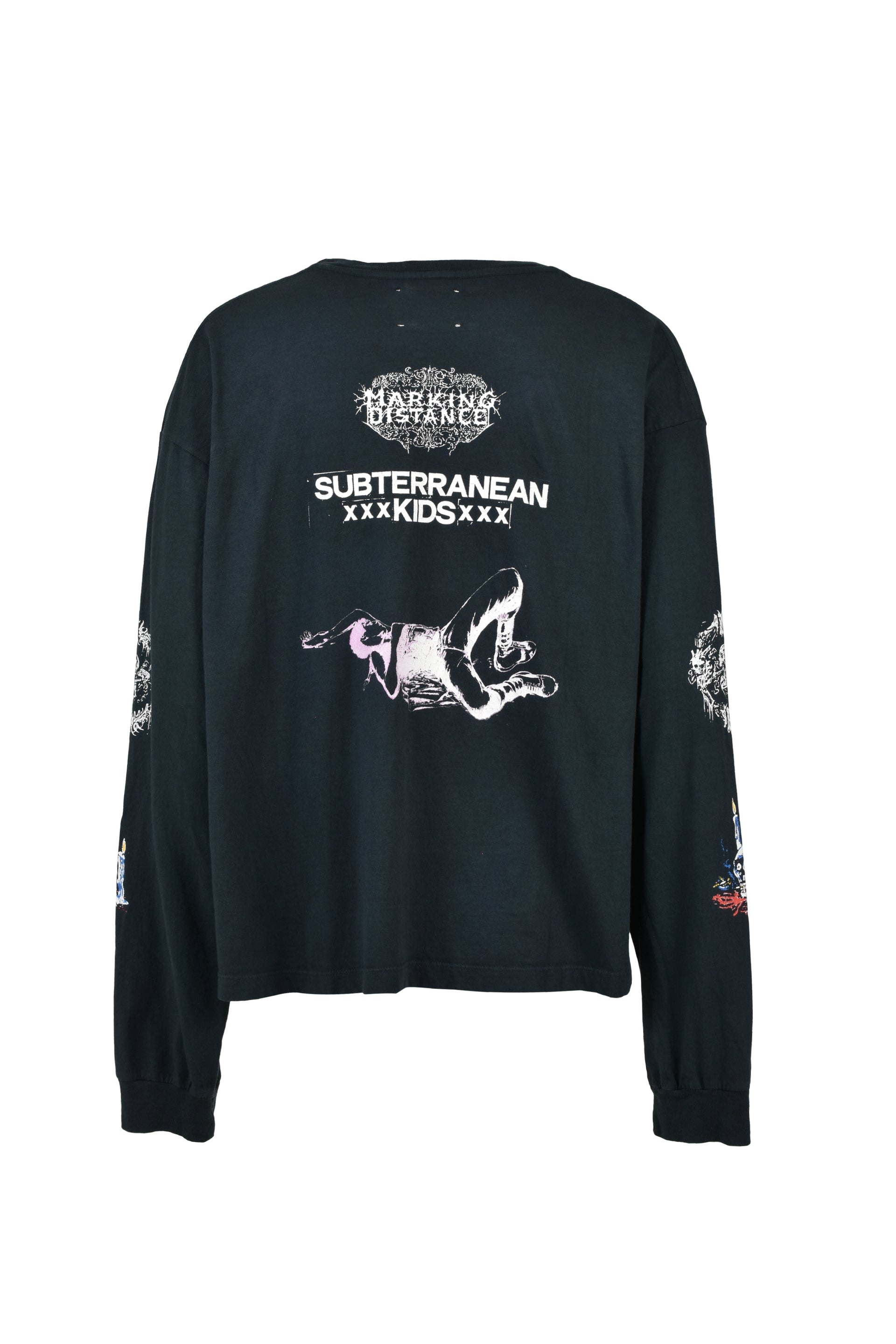 SUBSTANCE ABUSER LS TEE / ASH BLK