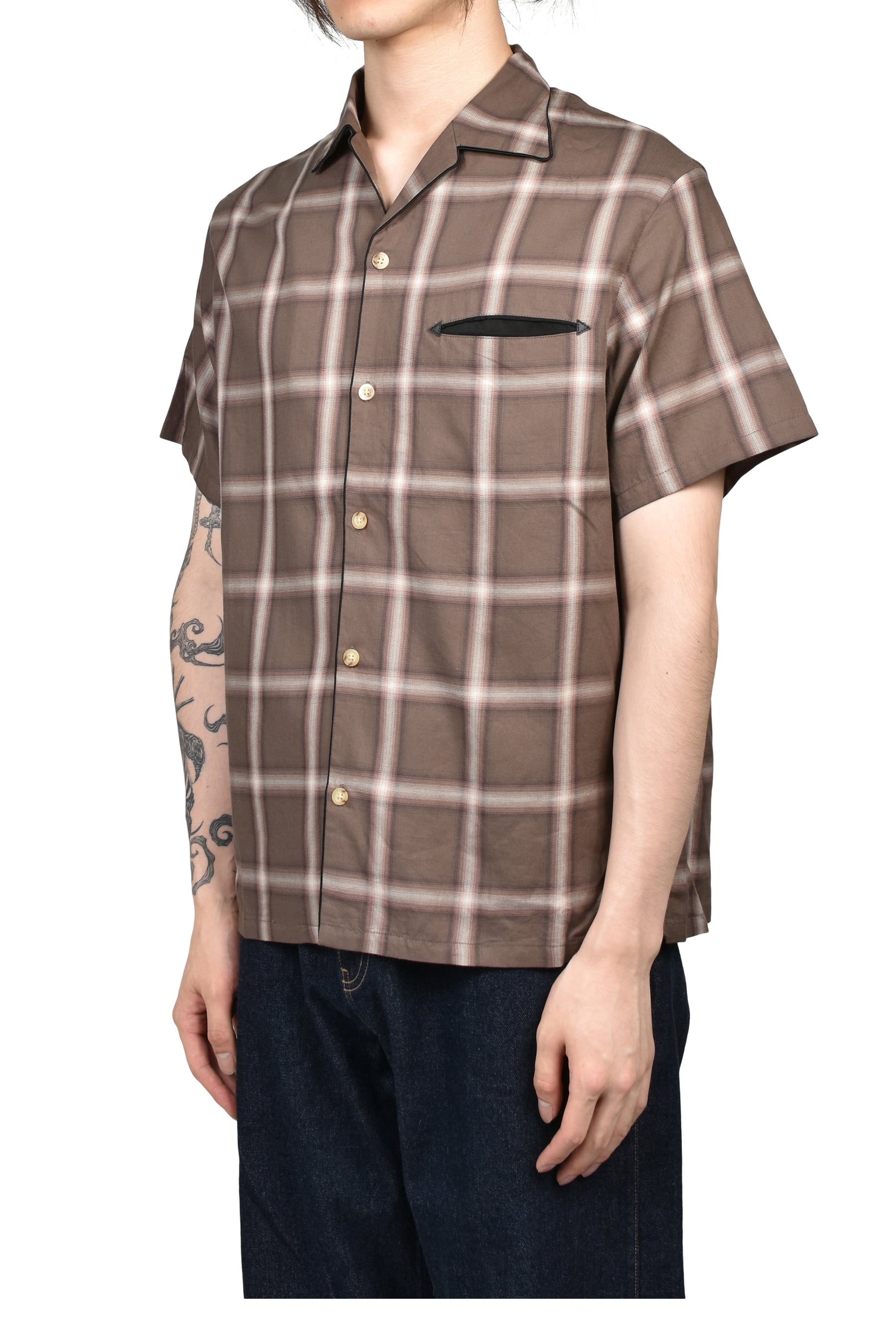 SUNDOWN PLAID SHIRT / BRW PLAID