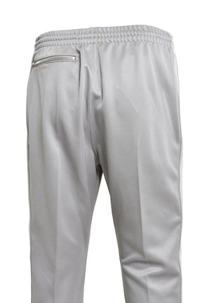 NARROW TRACK PANT - POLY SMOOTH (EXCLUSIVE) / GRY GRY WHT