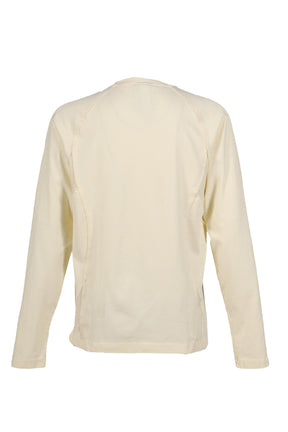 TC TG TSHIRT LS / CRM WHT