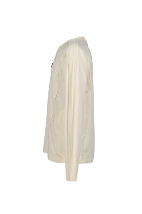 TC TG TSHIRT LS / CRM WHT