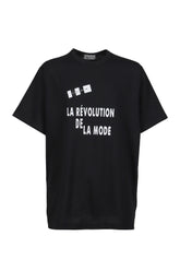S/S PRINT T-SHIRT / BLK