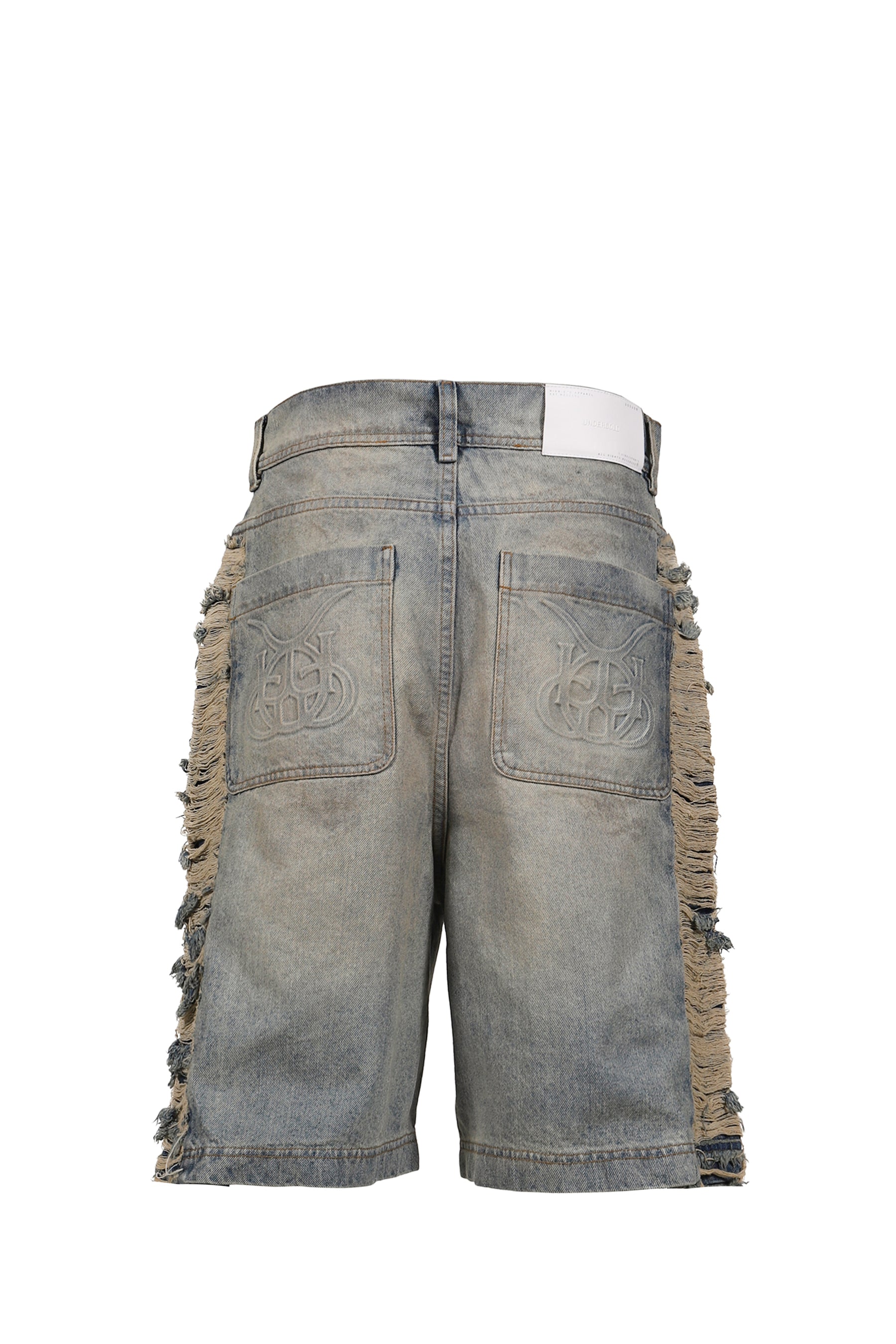 SANTA UNION MEDELLIN MILANO RIPPED SHORT / DIRTY BLU