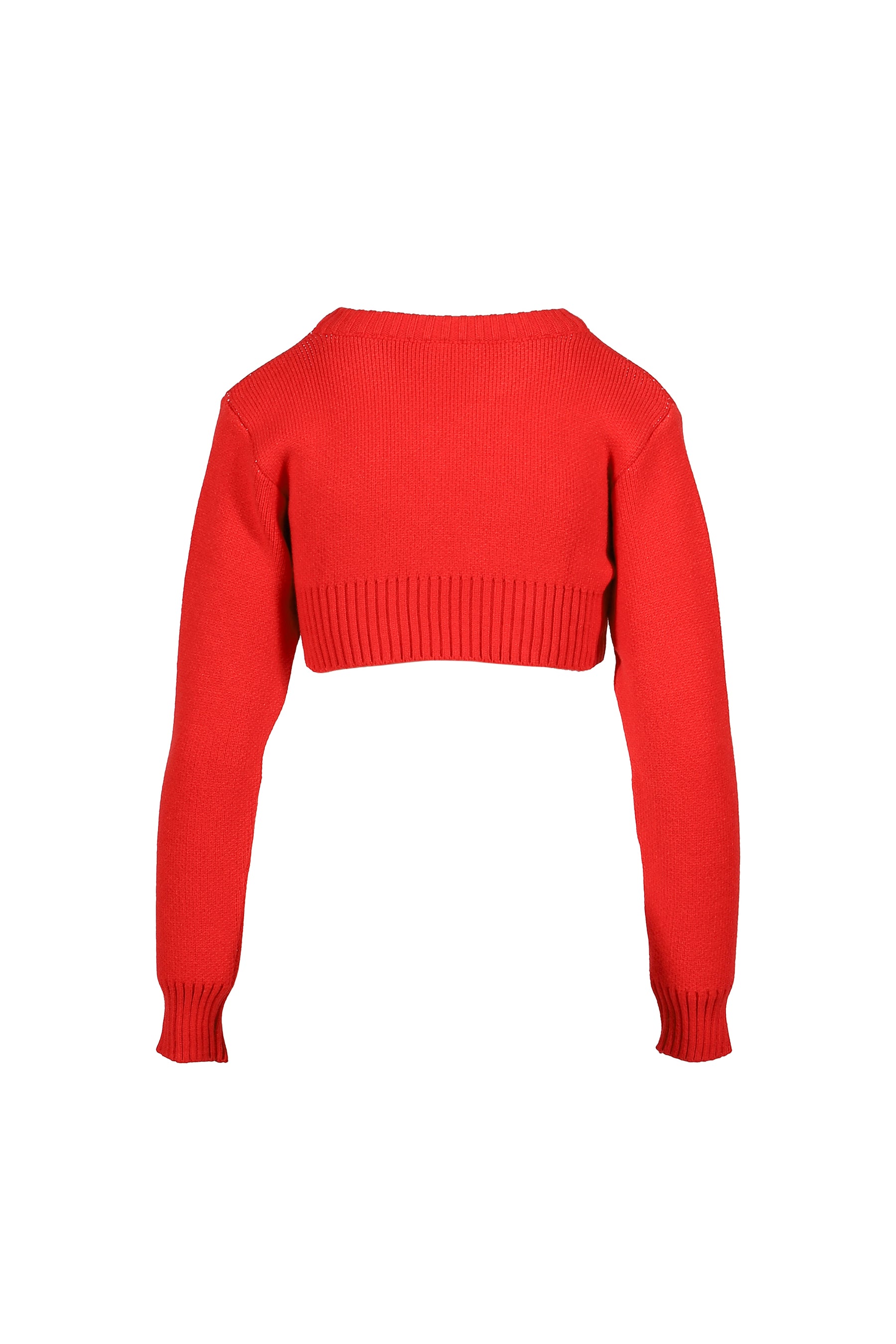 EBONY CROPPED JUMPER / RED
