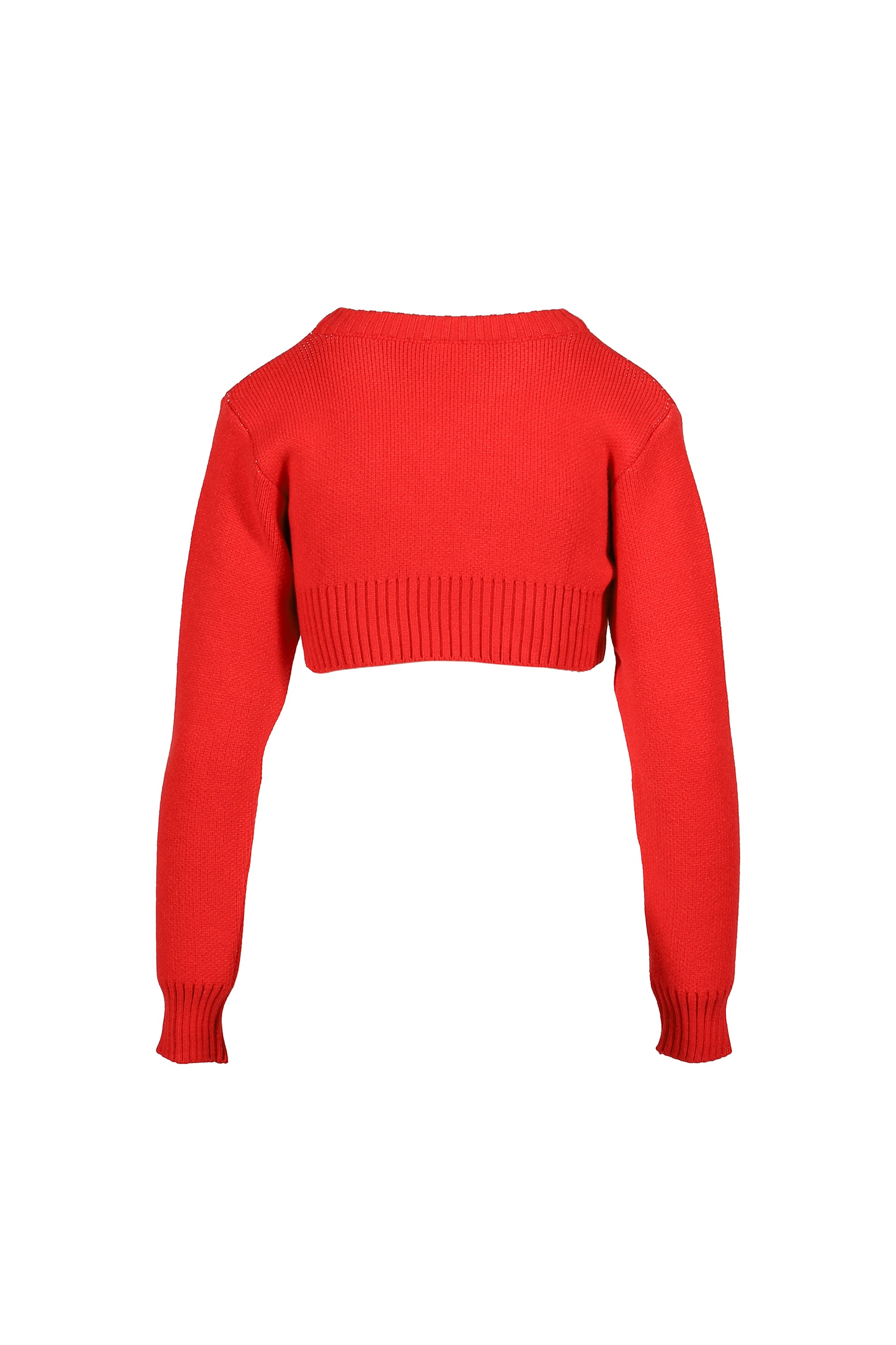 EBONY CROPPED JUMPER / RED