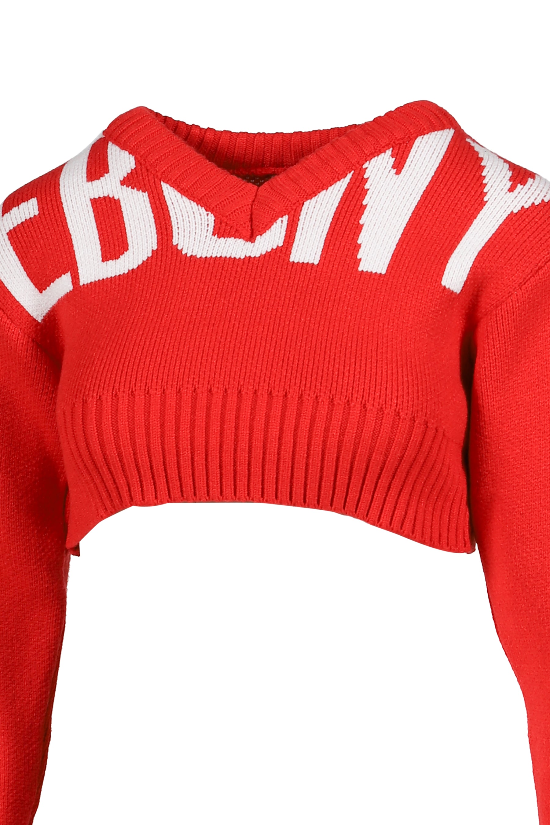 EBONY CROPPED JUMPER / RED