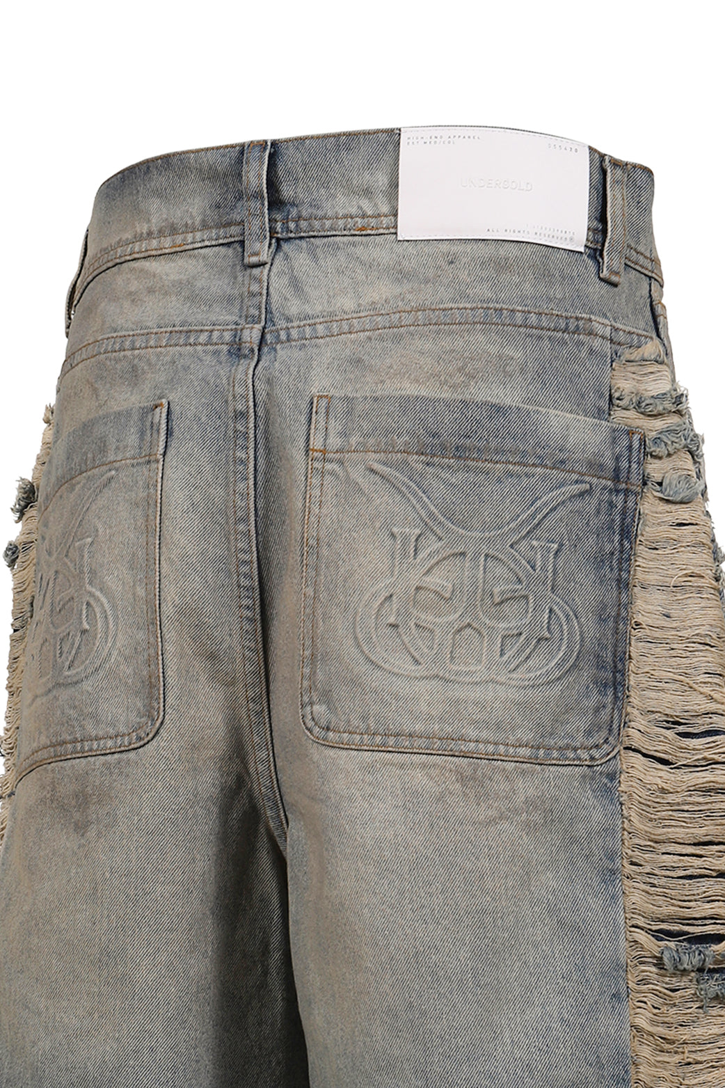 SANTA UNION MEDELLIN MILANO RIPPED SHORT / DIRTY BLU