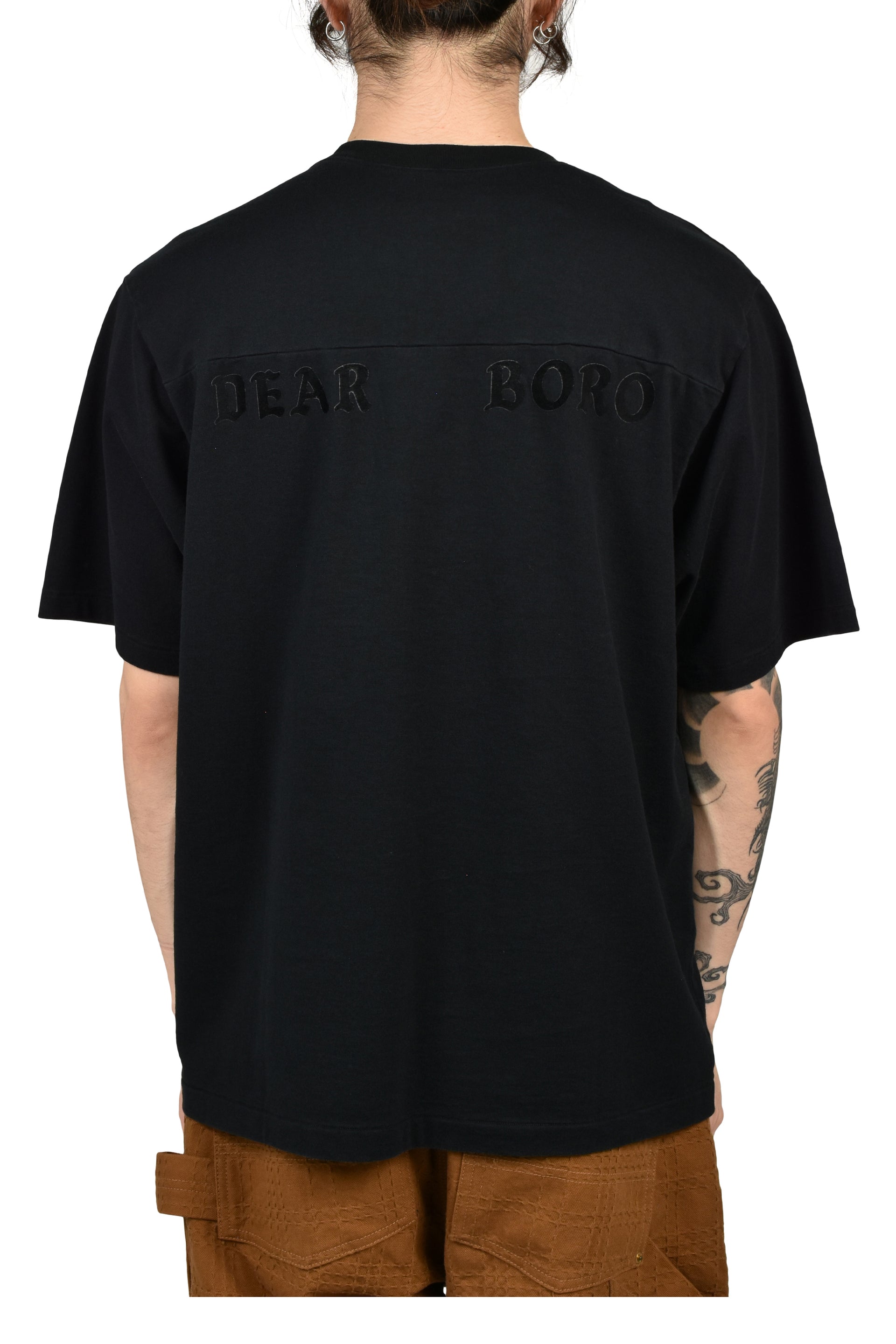 DEAR BORO DENIM VINEYARD TEE / BLK