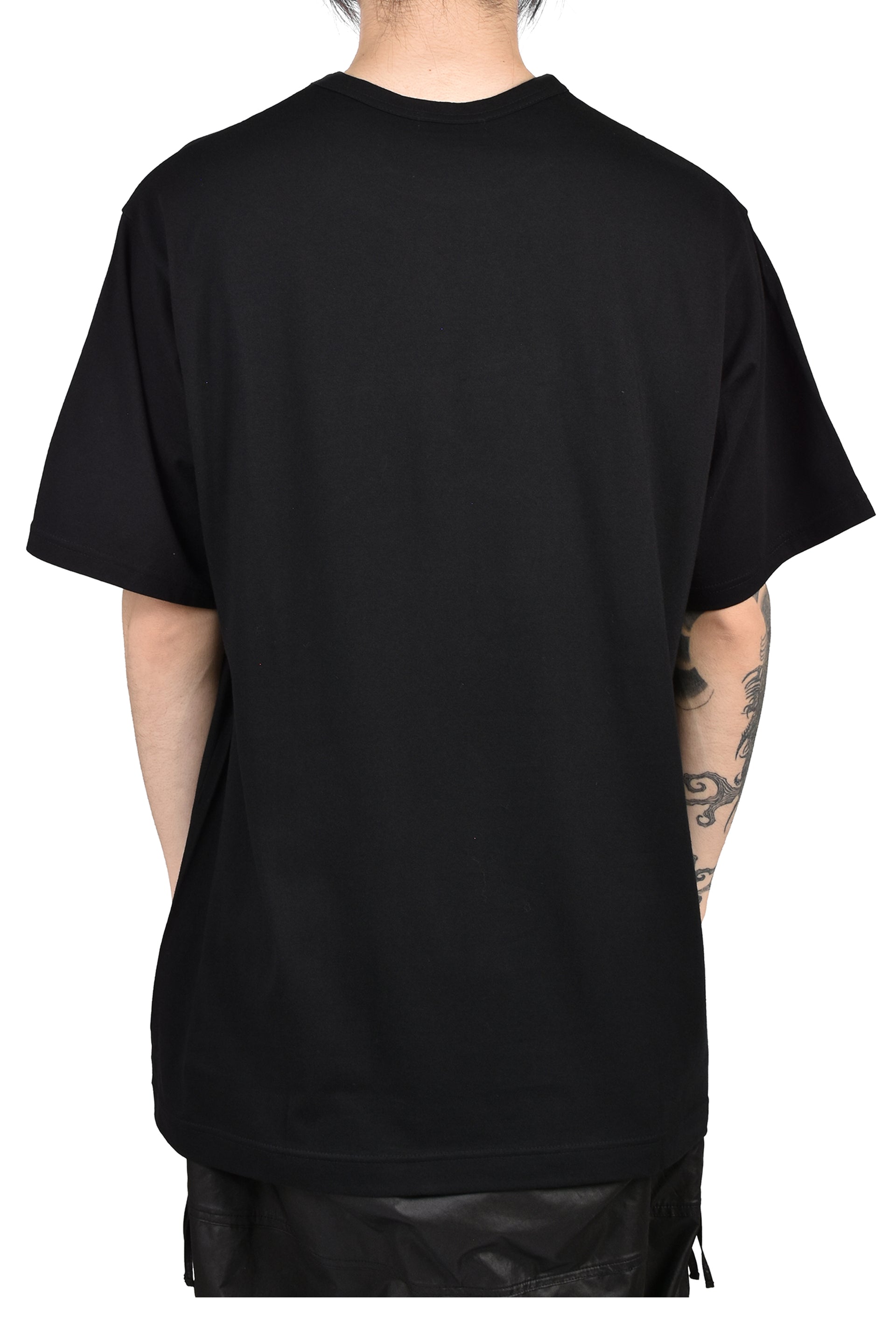 S/S PRINT T-SHIRT / BLK