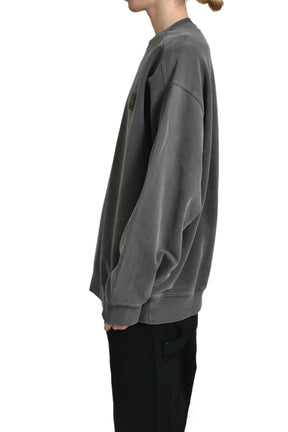 VISTA SWEATSHIRT -GARMENT DYED- / GRAPHITE