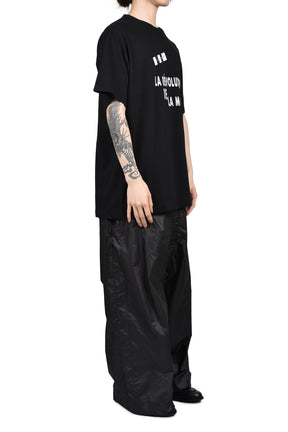 S/S PRINT T-SHIRT / BLK