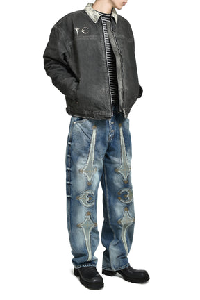 TC WASHED WORK JACKET / CHA