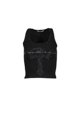 JEWEL TANK TOP / BLK