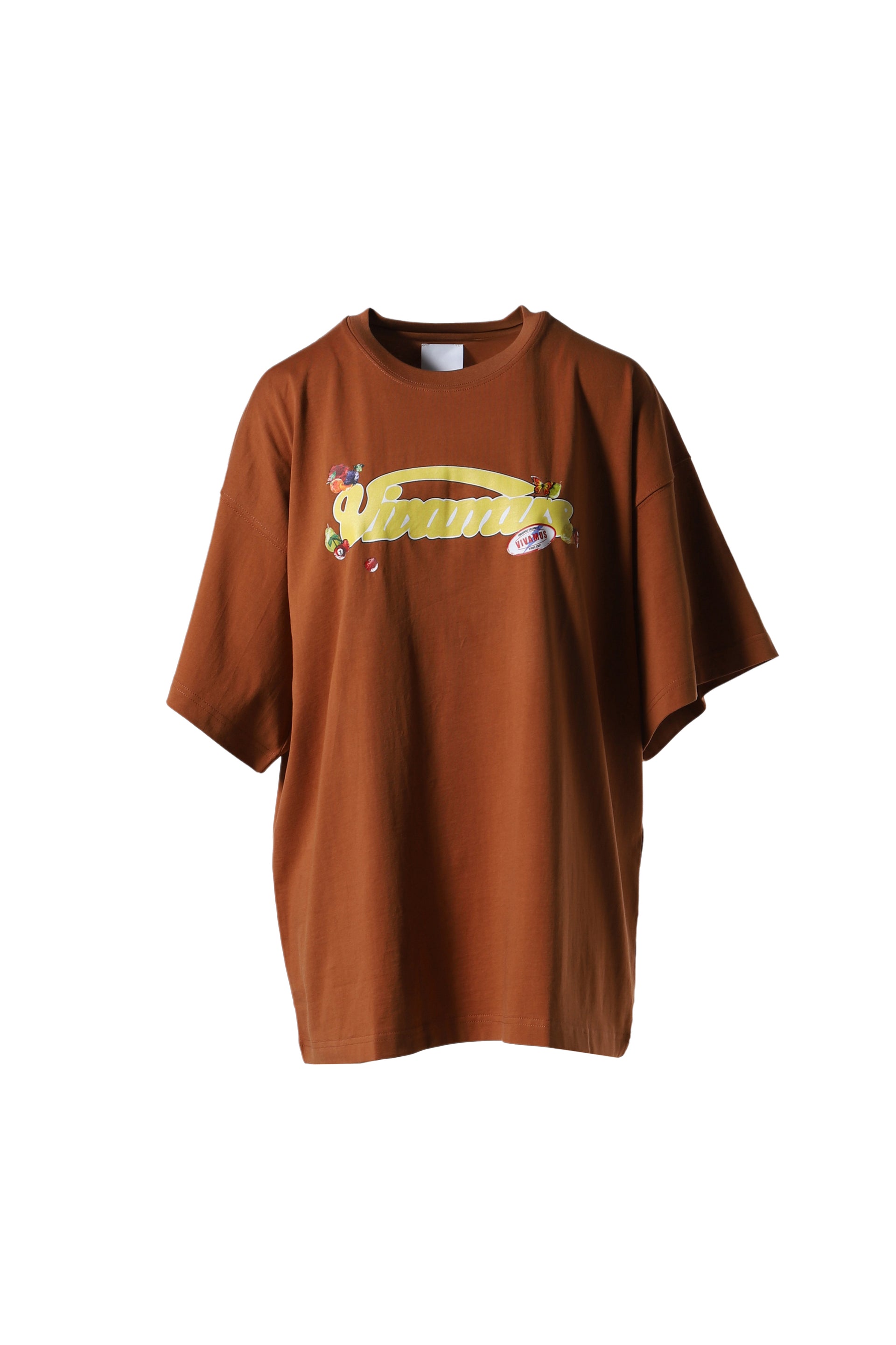 VIVAMUS FRUIT LABEL BIG T-SHIRT / BRW