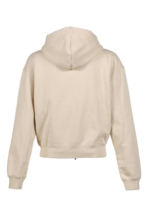 LE HOODIE ZIP GROS GRAIN / BEI