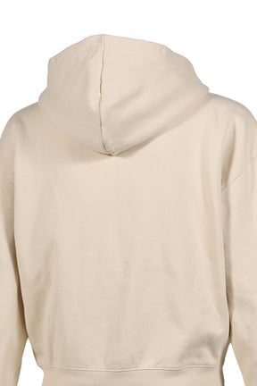 LE HOODIE ZIP GROS GRAIN / BEI
