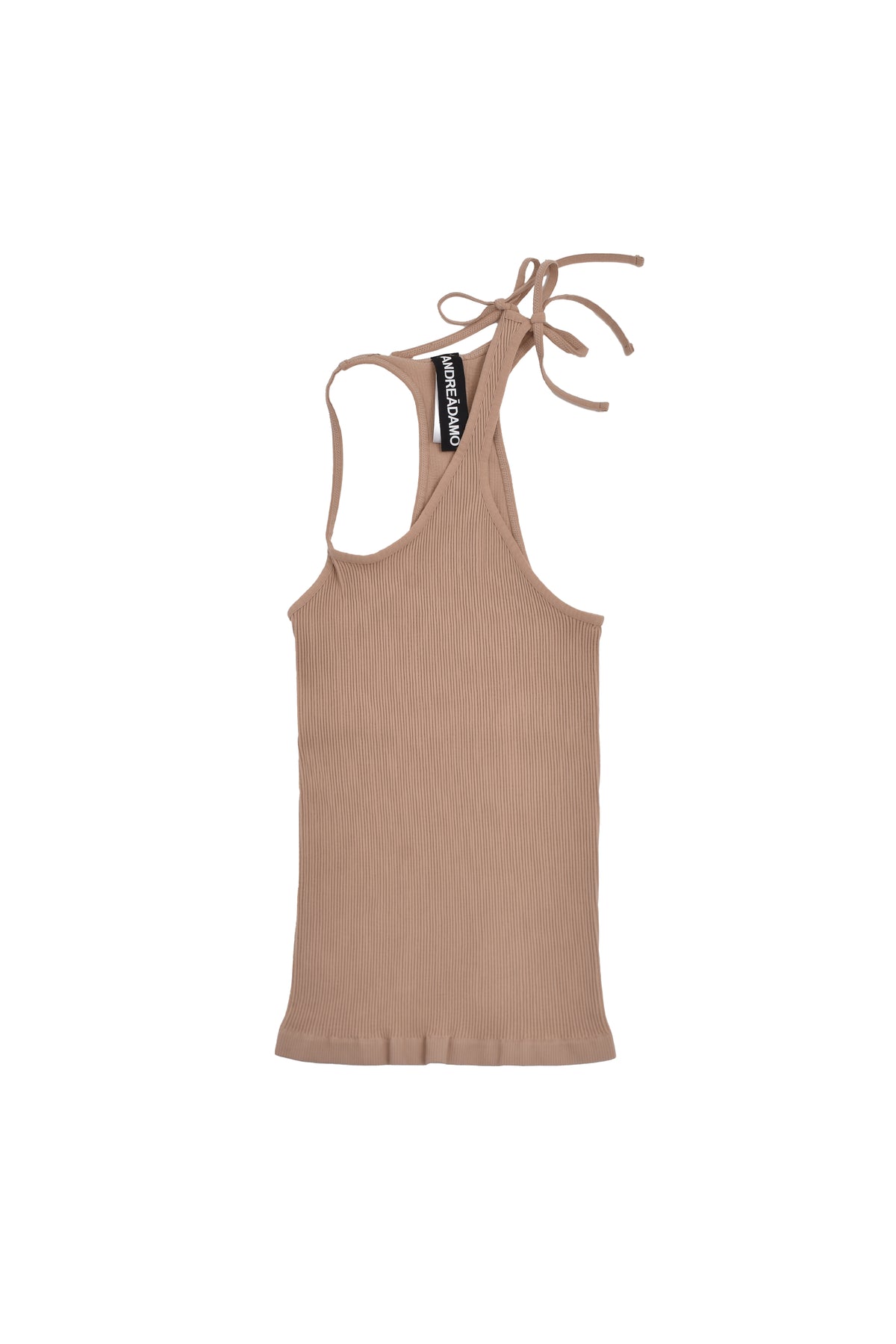 RIBBED JERSEY TANK TOP / NUDE