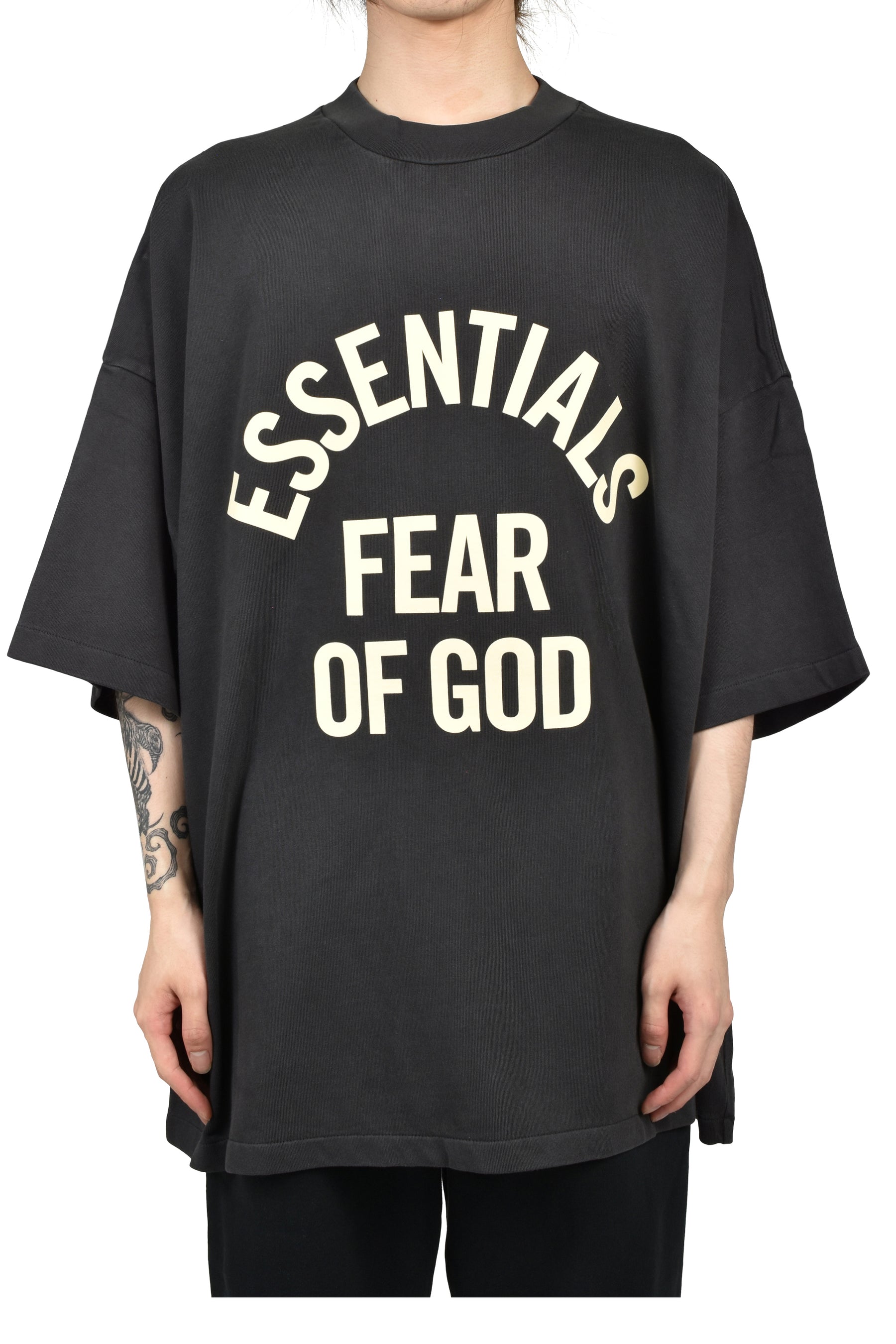 CAMPUS 90'S SHORT SLEEVE TEE / FADED BLK