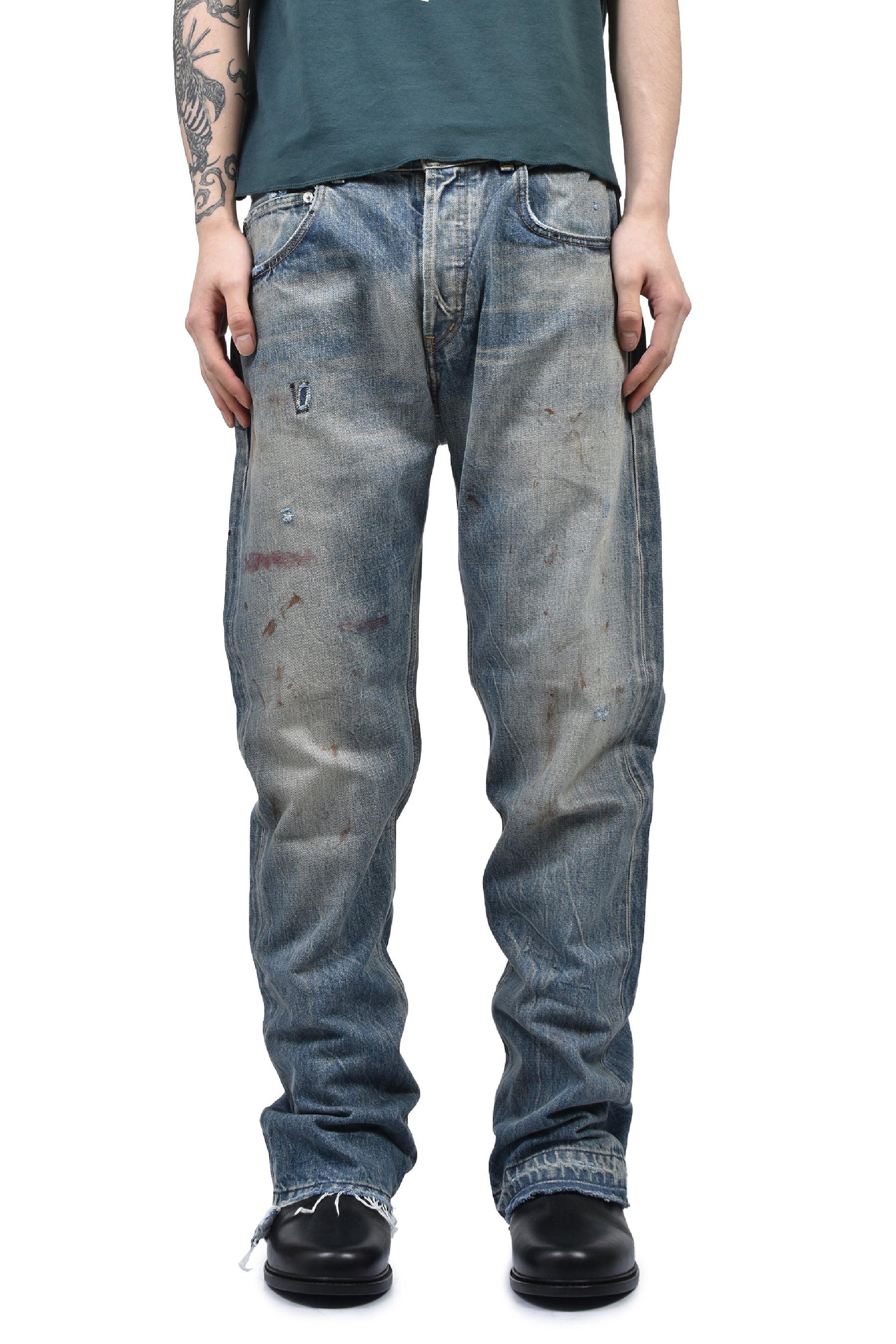 ELVIS TEXAS FLARE JEANS / ANTIQUE BLU