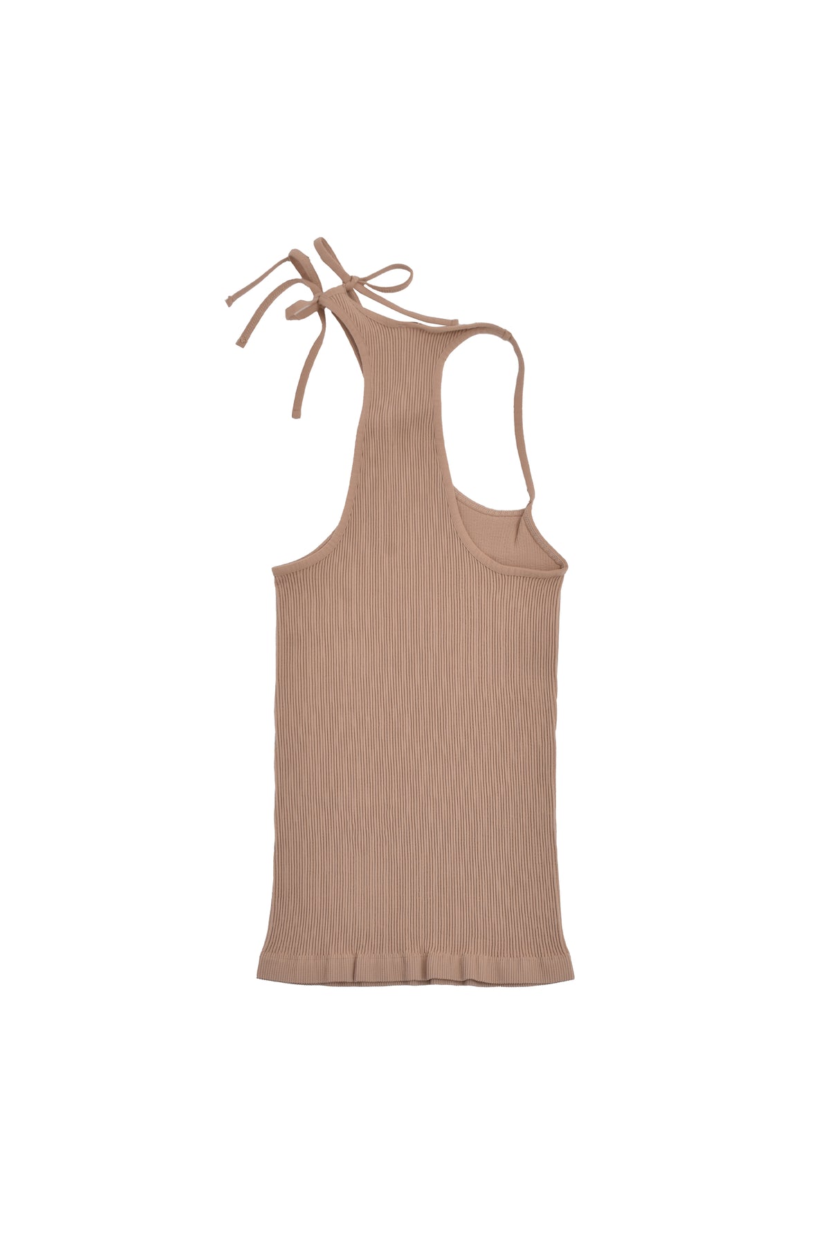 RIBBED JERSEY TANK TOP / NUDE