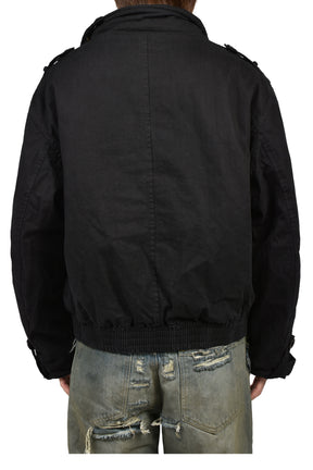MILITARY BUTTON JACKET / BLK