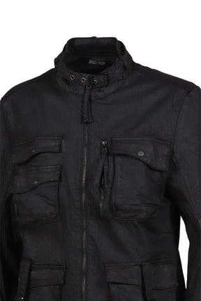 MILITARY CARGO JACKET / BLACK
