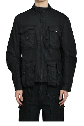 MILITARY CARGO JACKET / BLACK
