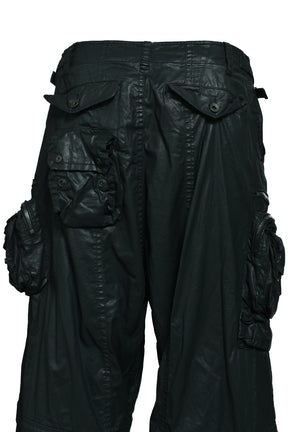 COATED CLOTH GSMASK CARGO / BLK