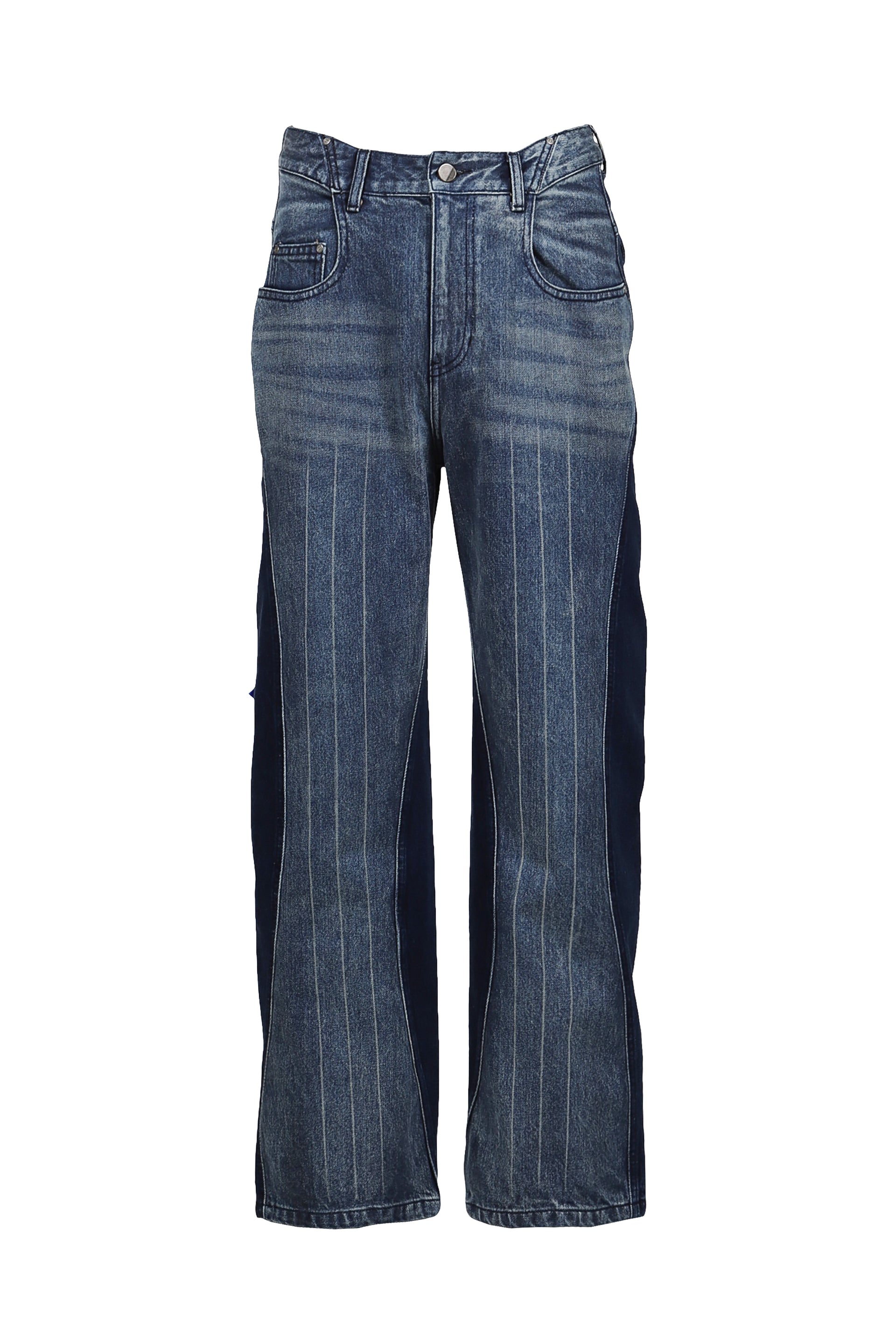 ADERERROR SEMI-OVERSIZED FIT DENIM JEANS / IND
