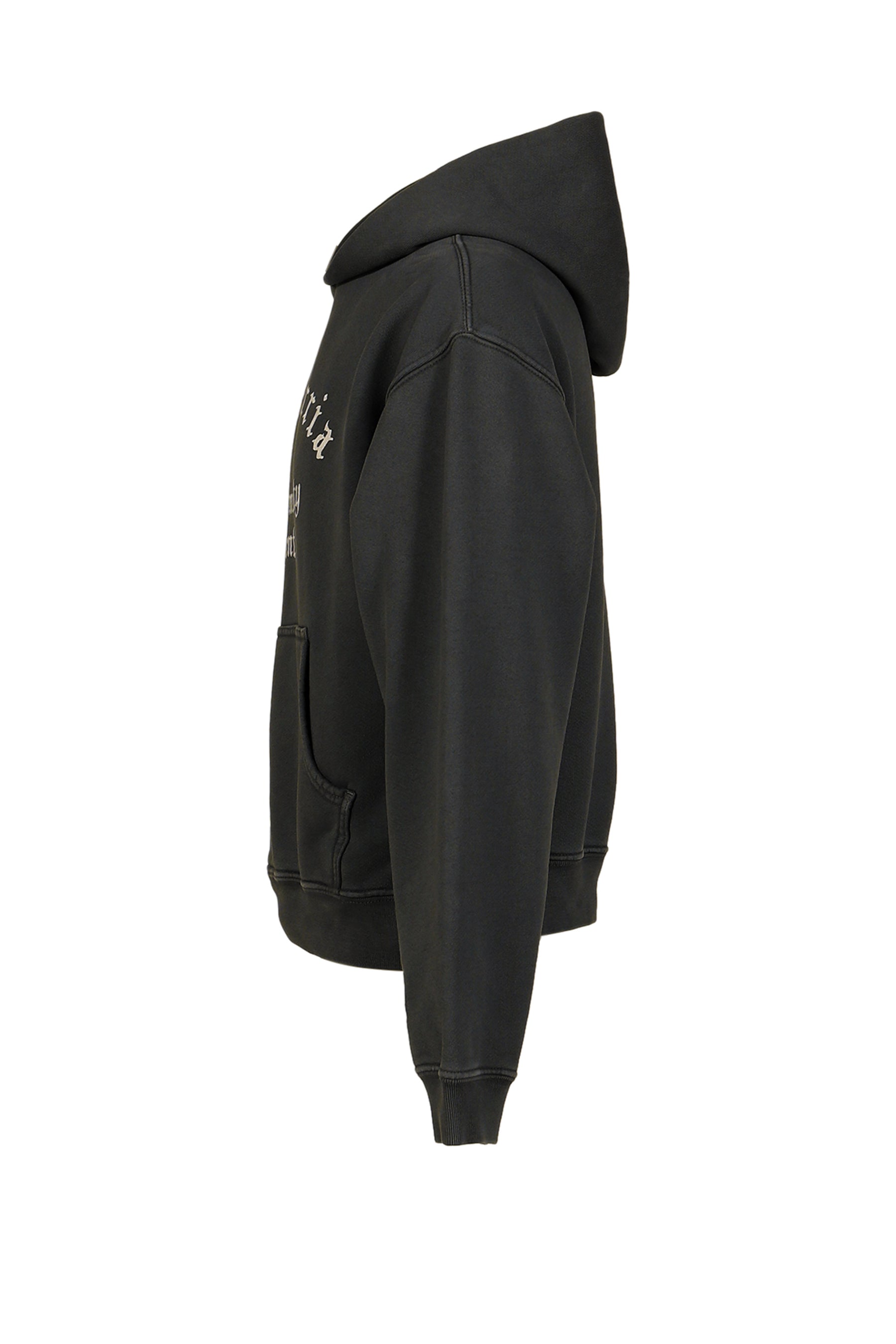 CHAVARRIA COMMUNITY CENTER SHRUNKEN PO HOODIE / PIRATE BLK