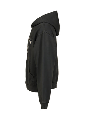 CHAVARRIA COMMUNITY CENTER SHRUNKEN PO HOODIE / PIRATE BLK