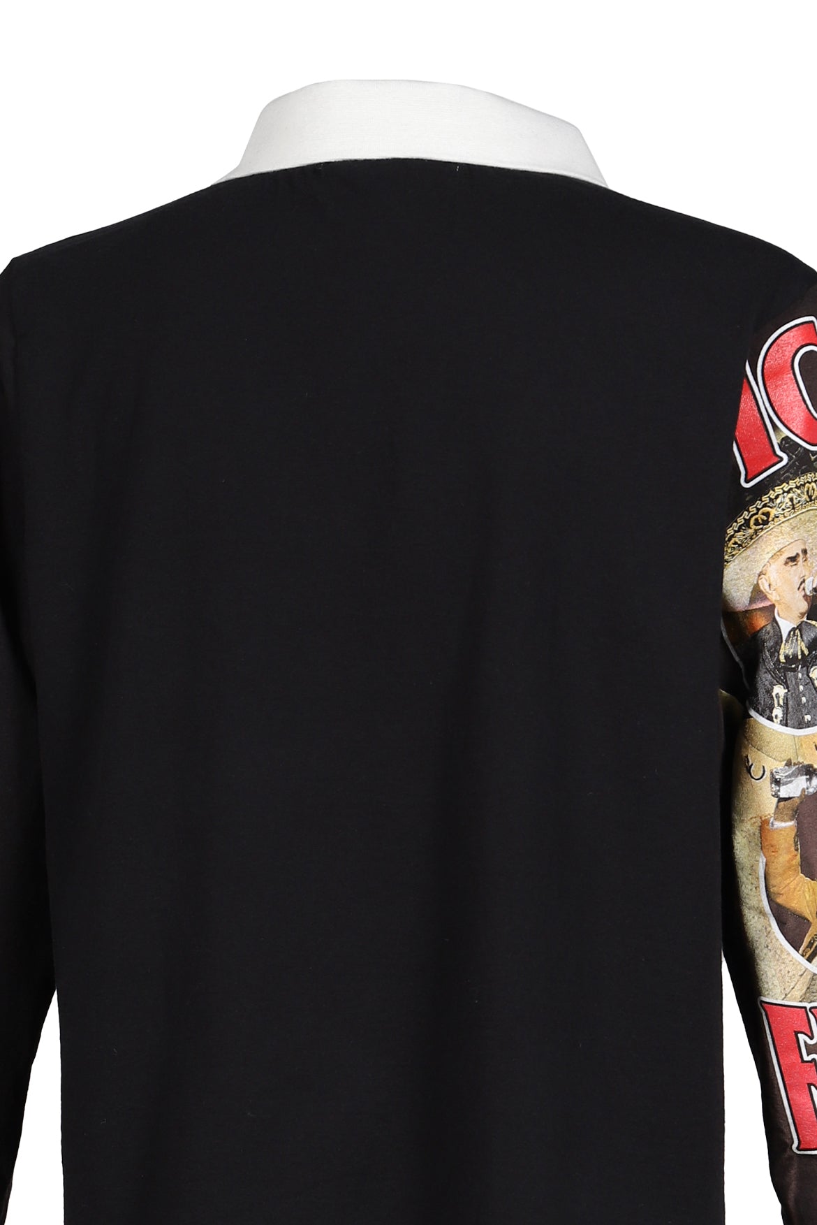 RUGBY TEE (UPCYCLED VINTAGE TEE) / BLK