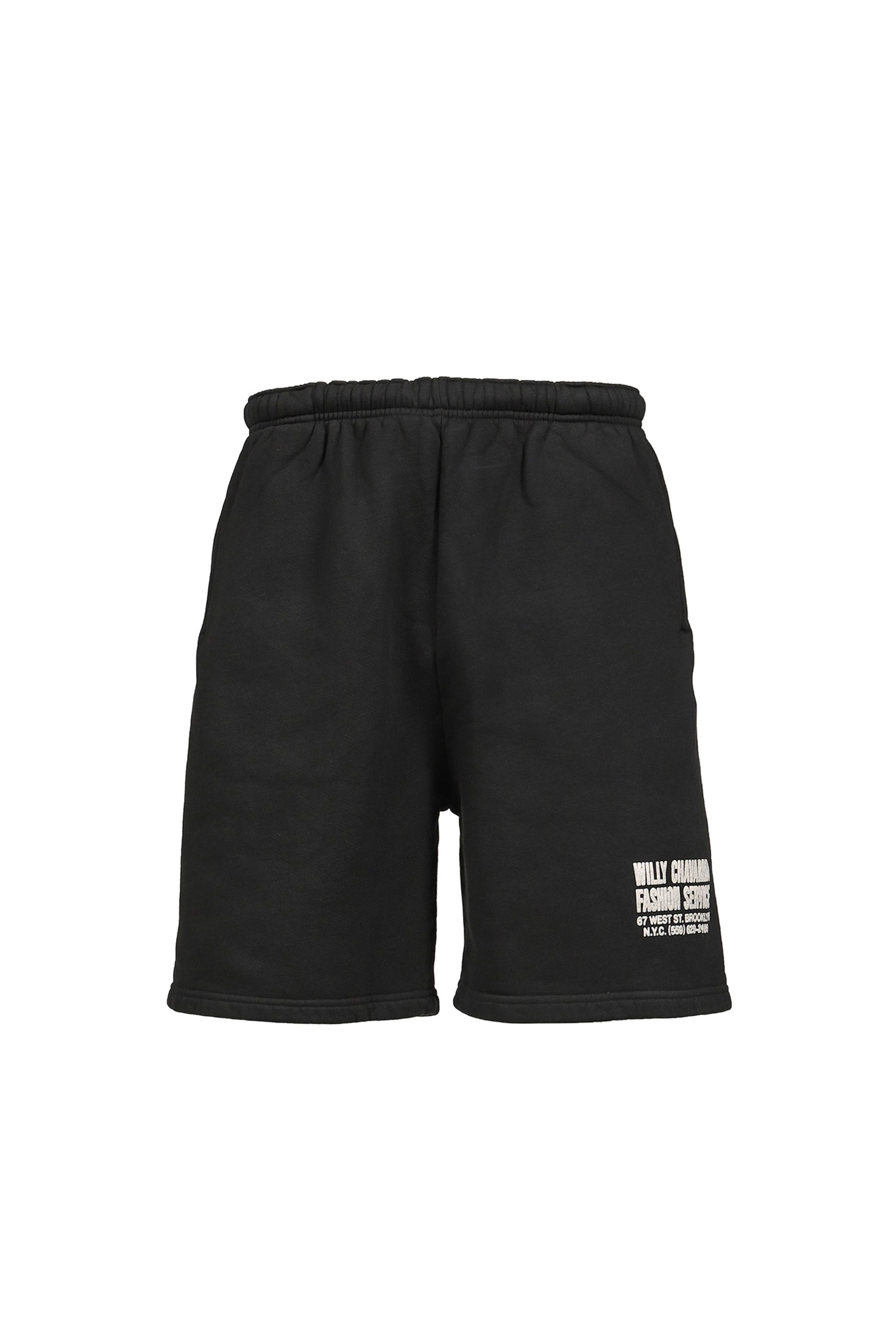 "FASHION SERVICES" - BUFFALO SWEATSHORT / BLK